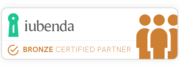 iubenda Certified
Bronze Partner